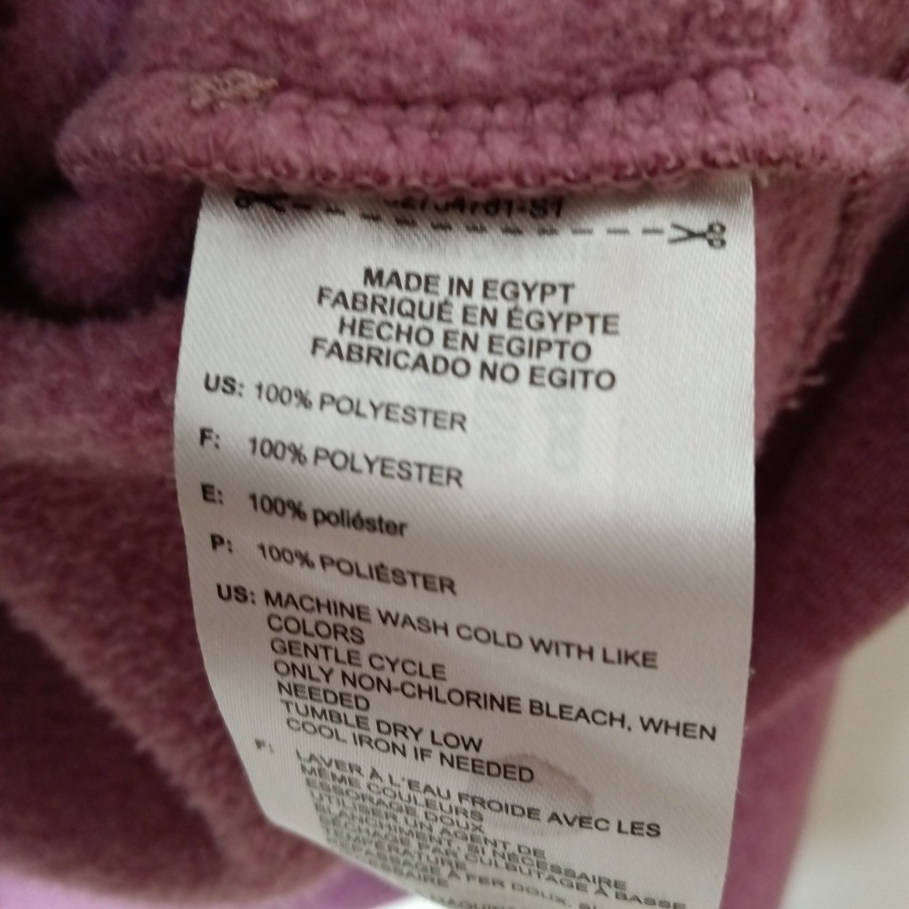 Adidas Golf Womens Medium Berry Purple Heather QTR Zip Kangaroo Pocket Pullover - Picture 7 of 12